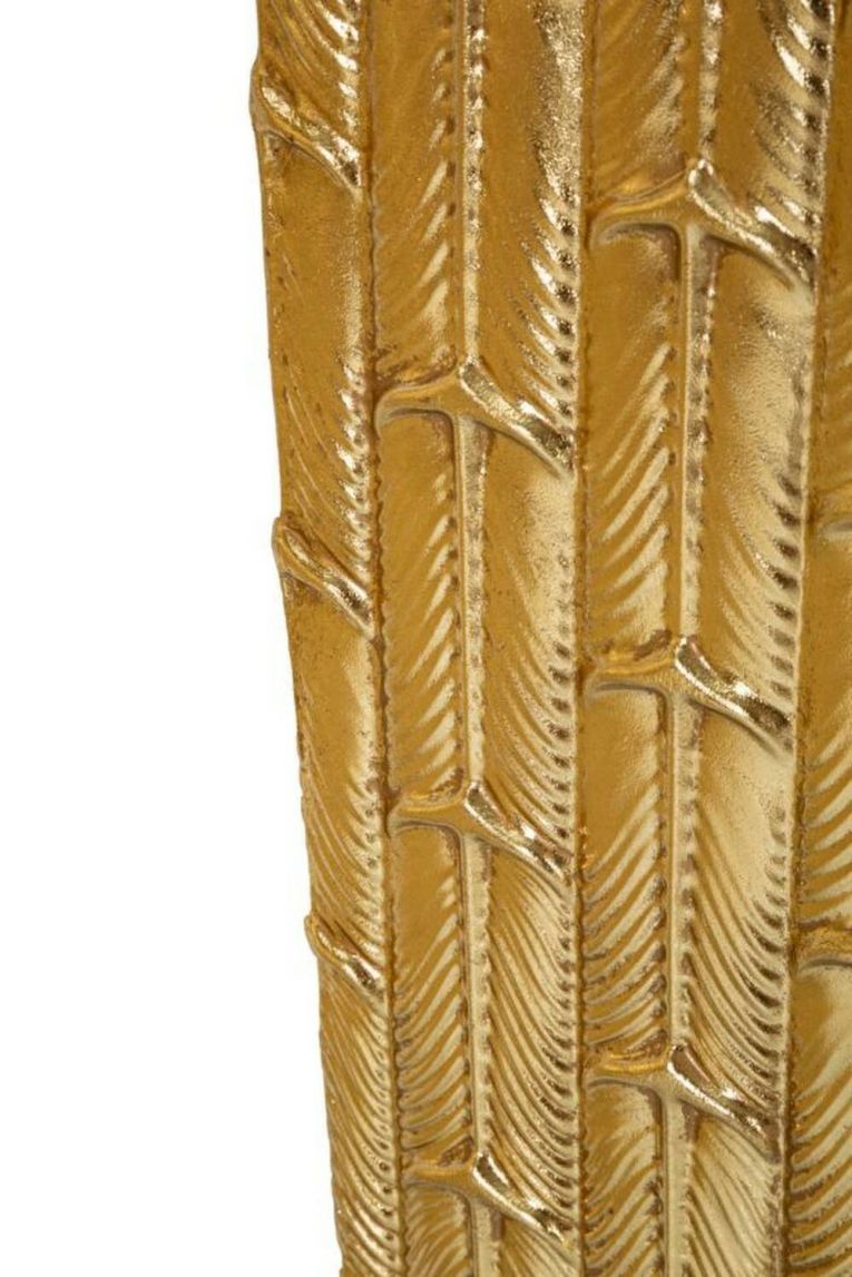 Set di 2 vasi Tirreni, 40x40 h99 cm, Oro