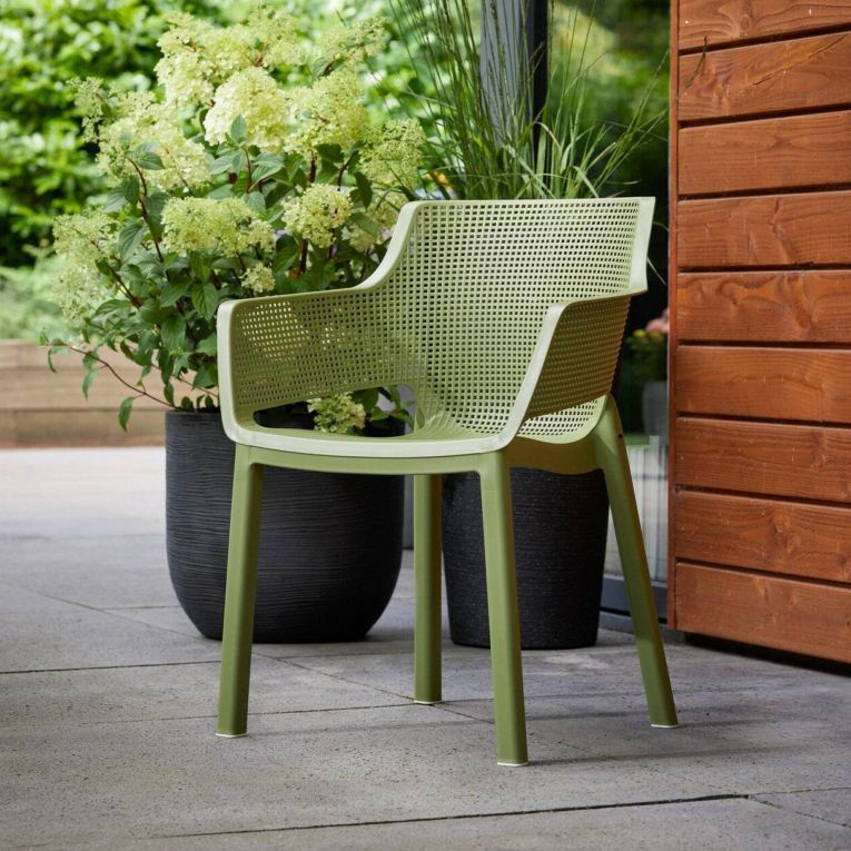 Set di 6 sedie da terrazzo impilabili multicolore - Boisbriand
