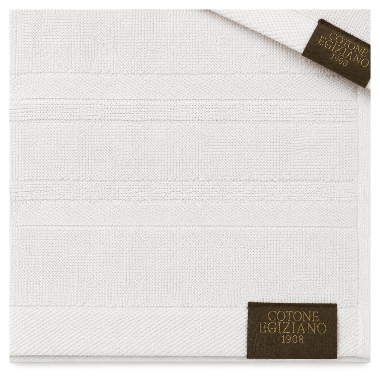 Set di Asciugamani Bianco 100% Cotone Egiziano Pettinato e Mercerizzato set da 16 - Saleneba Luxury