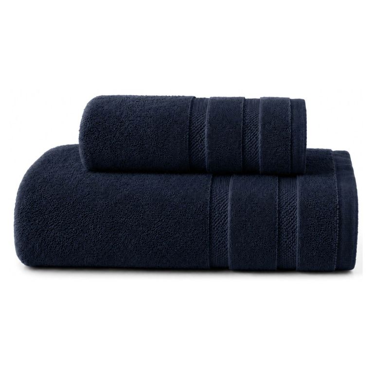 Set di Asciugamani blu 100% Cotone Egiziano Pettinato e Mercerizzato set da 7 - Saleneba Luxury