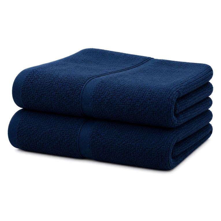 Set di Asciugamani blu 100% Puro Cotone set da 2 - Sanonefa Luxury