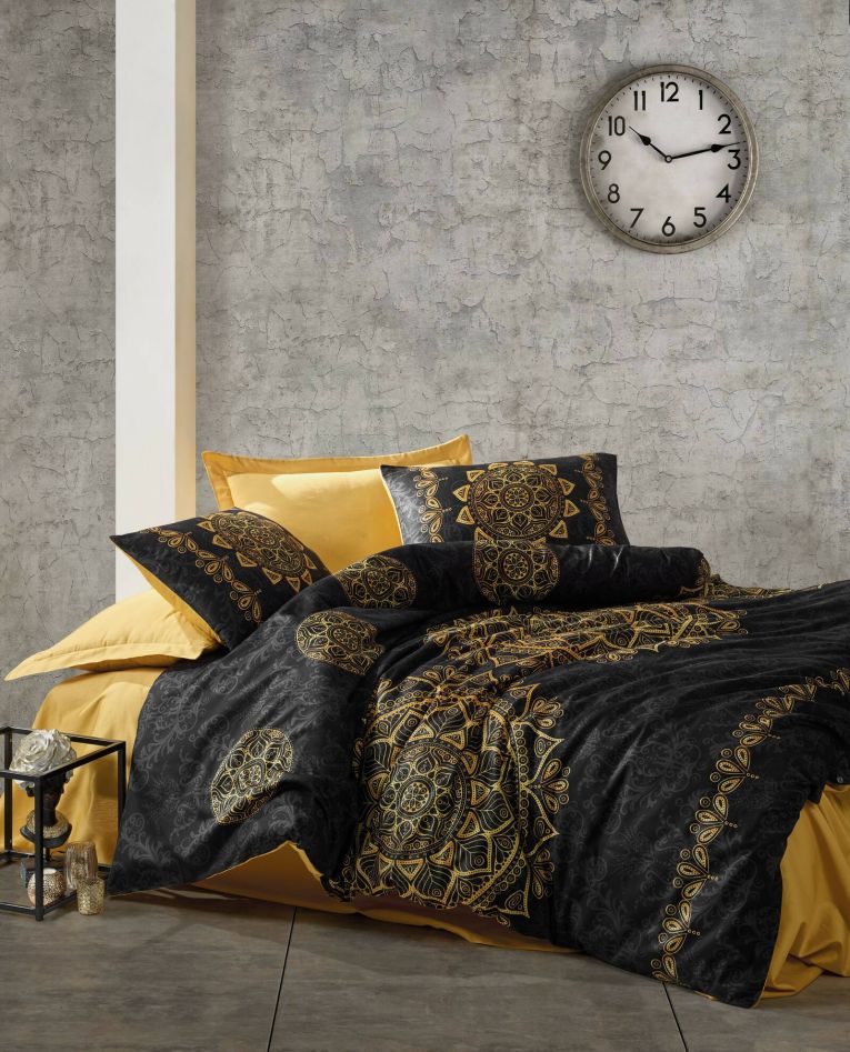 Set di copripiumino matrimoniale e 2 federe Barberton, 200x200 cm, Misura copricuscini: 60x60 cm