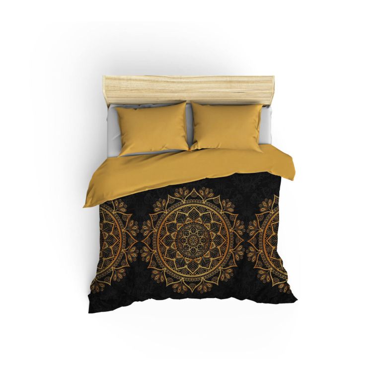 Set di copripiumino matrimoniale e 2 federe Barberton, 200x200 cm, Misura copricuscini: 60x60 cm
