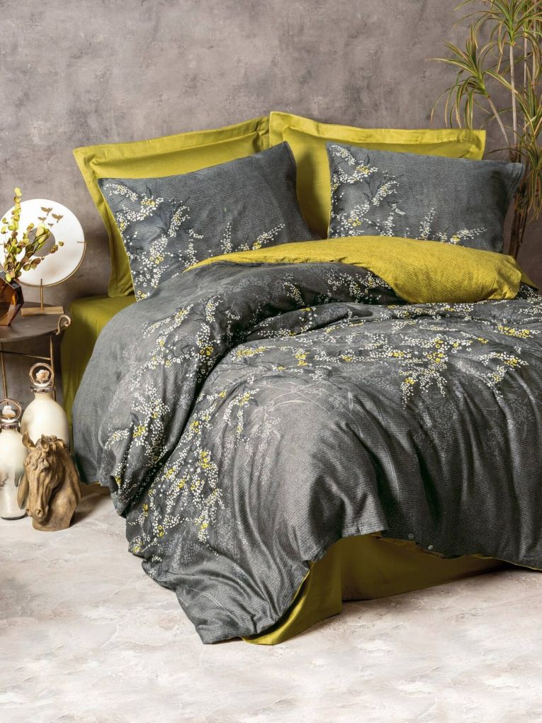 Set di copripiumino matrimoniale e 2 federe Bristolville, 240x220 cm, Misura copricuscini: 60x60 cm