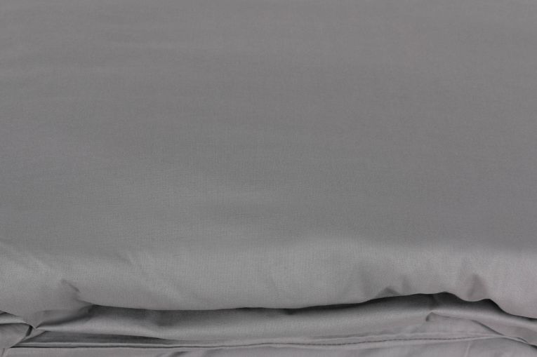 Set di copripiumino matrimoniale e 2 federe Euclid, 240x220 cm, Grigio e Nero