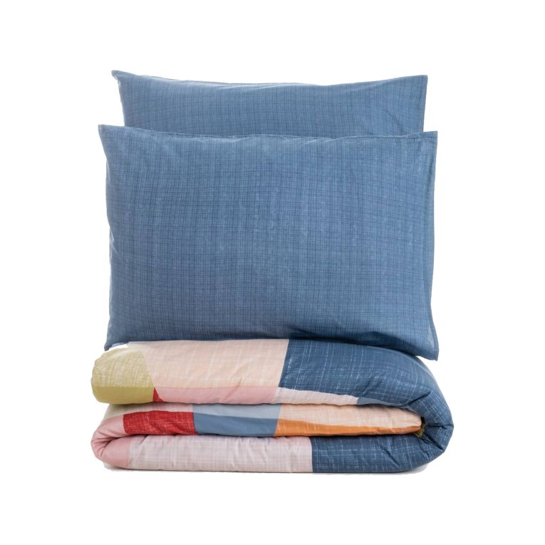 Set di copripiumino matrimoniale e 2 federe Solon, 240x220 cm, Misura copricuscini: 60x60 cm