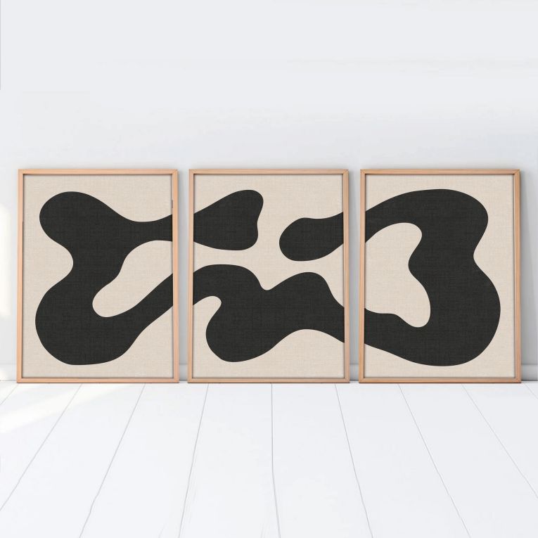 Set di Quadri Multicolore Materiale Struttura in Legno Nobilitato 50x70h cm, - Menire