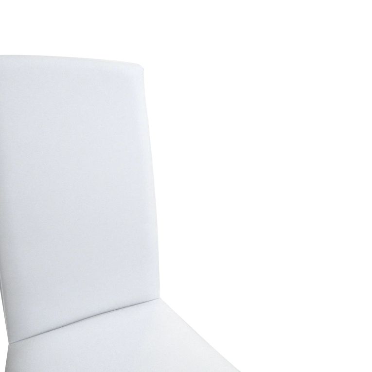 Set di Sedie Bianco 6 Sedie Imbottito, Effetto Laccato - Ferraris
