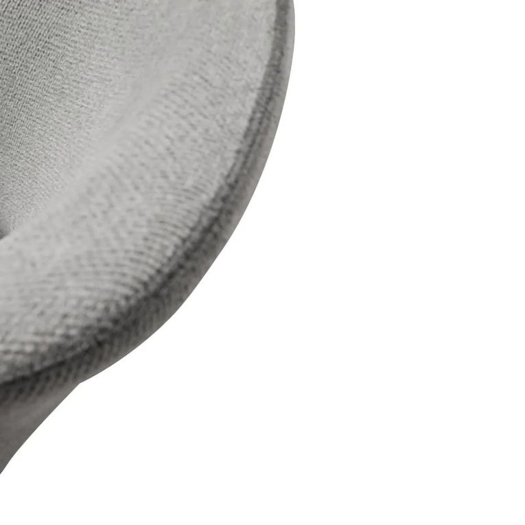 Set di Sedie Grigio Chiaro Nero 8 Sedie Imbottito, Sfumatura Colore Struttura Chiaro - Staffolo