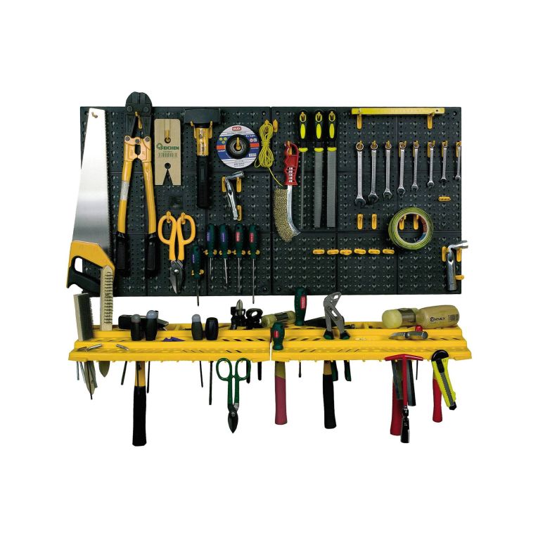 Set porta utensili Domiziana, cm 100x22h50, Nero