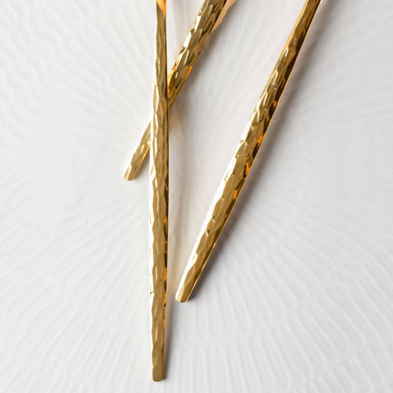 Set Posate oro set da 36 Adatto per Lavastoviglie, - Nimesira