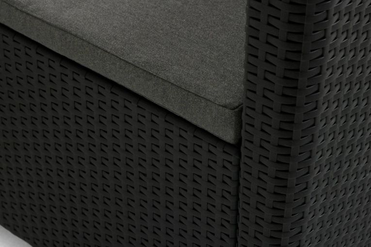 Set salotto da esterno Nepean, 113x65 h74 cm, Antracite