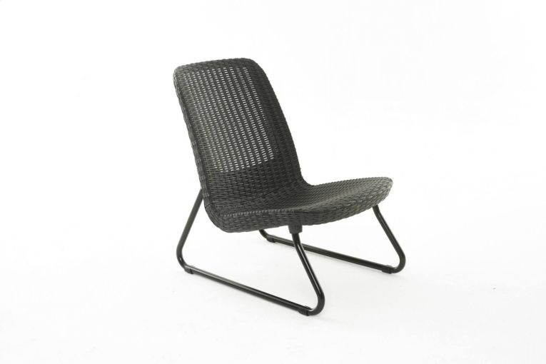 Set salotto esterno 2 posti e 1 tavolo antracite - Canmore