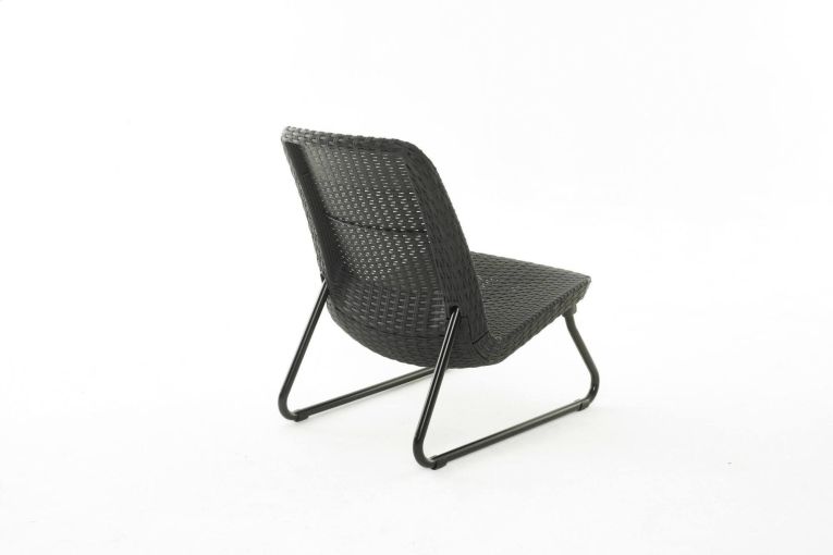 Set salotto esterno 2 posti e 1 tavolo antracite - Canmore