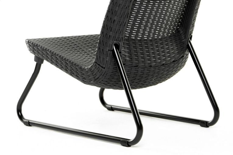 Set salotto esterno 2 posti e 1 tavolo antracite - Canmore