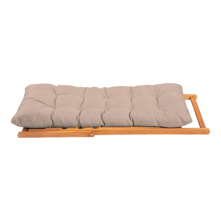 Set salotto giardino 2 posti e 1 tavolino basso marrone - Leni