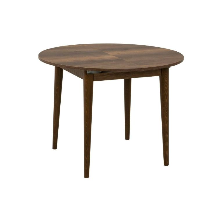 Set tavolo rotondo allungabile e 2 sedie imbottite - Bee