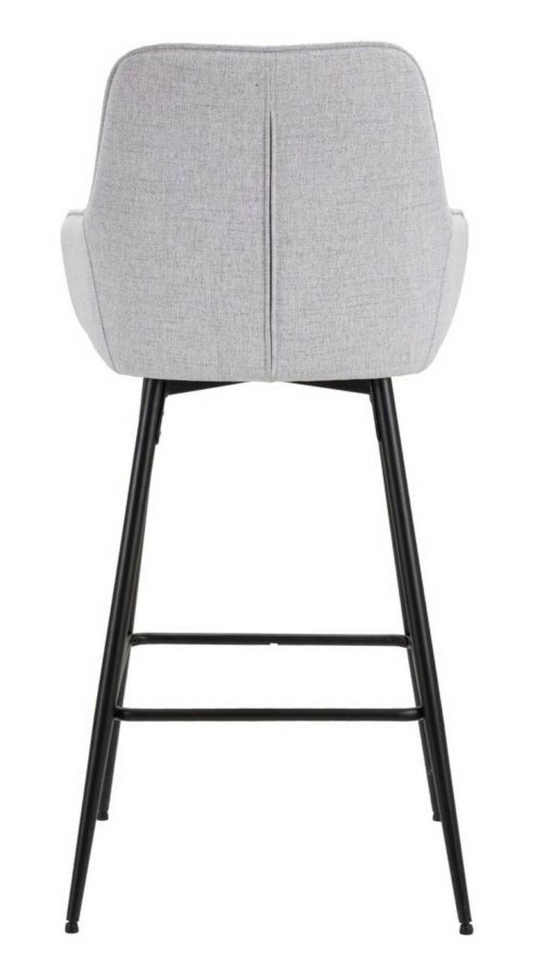 Sgabello alto moderno con seduta imbottita 55x55x109h cm - Moore