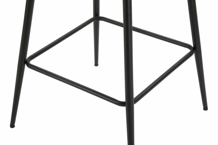 Sgabello alto moderno con seduta imbottita 55x55x109h cm - Moore