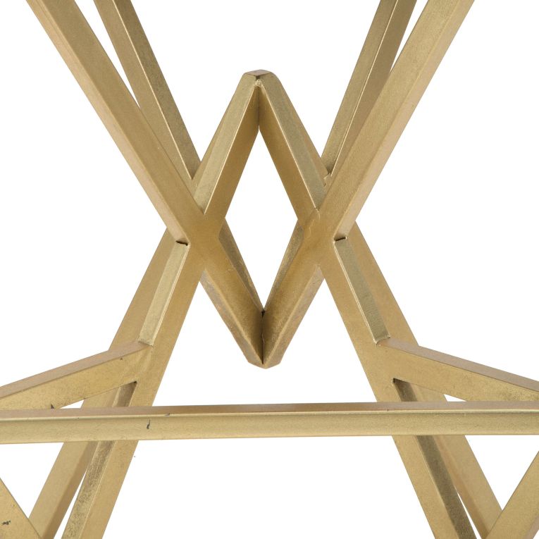 Sgabello Nero oro Imbottito Colore Struttura oro 40x40x75h cm, Materiale Struttura in Metallo - Datipa