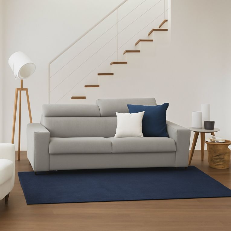 Sofà design grigio 200x95x85h cm - Schiavo