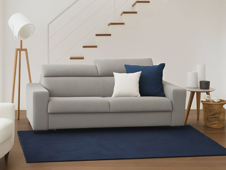 Sofà design grigio 200x95x85h cm - Schiavo