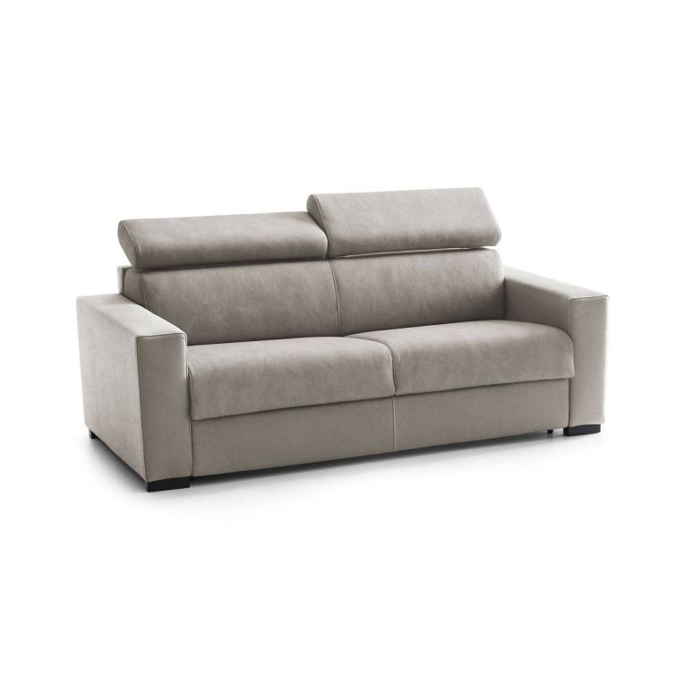 Sofà design tortora 200x95x85h cm - Schiavo