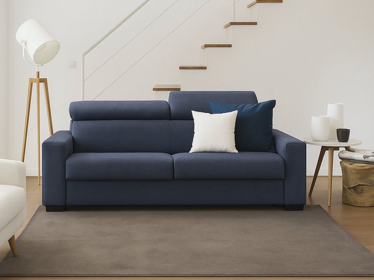 Sofà elegante blu 180x95x85h cm - Aggius