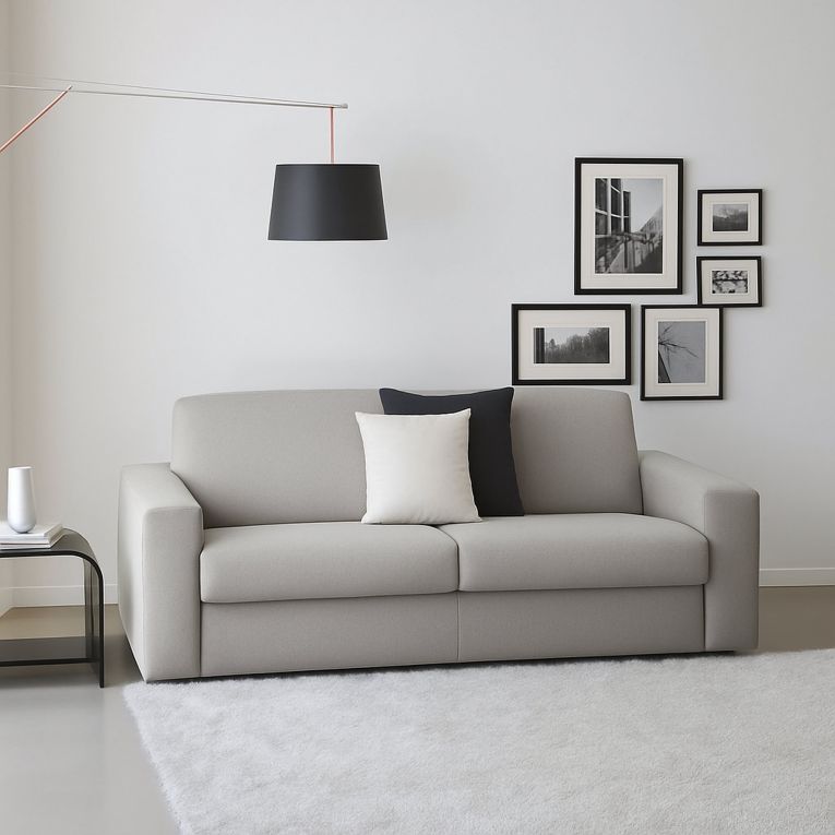 Sofa ad angolo grigio 200x95x90h cm - Larimar