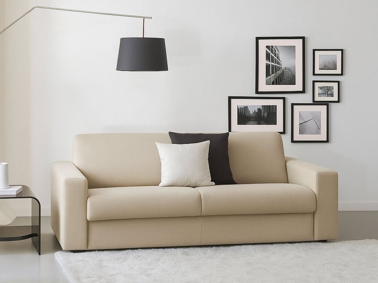 Sofa angolare beige 200x95x90h cm - Larimar