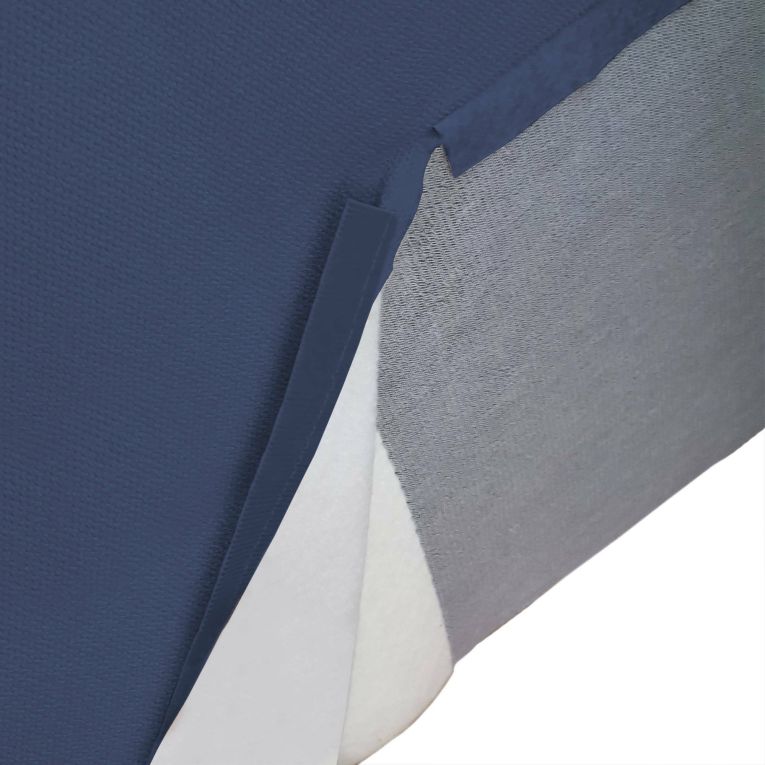 Sofa sfoderabile blu 220x170x70h cm - Alhoa