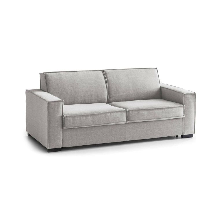 Sofa sfoderabile grigio 220x95x90h cm - Diopside