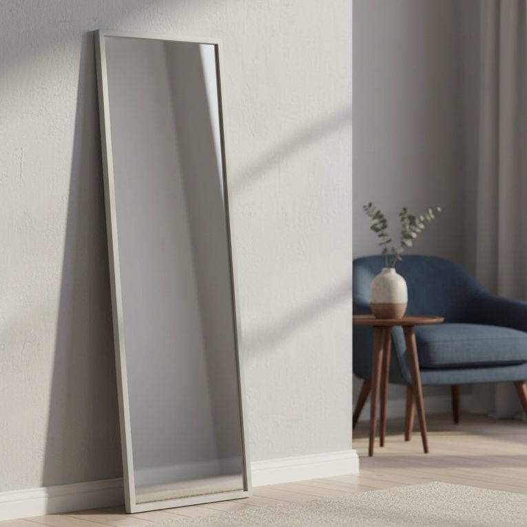 Specchio alto bianco 50x160h cm - Dragone