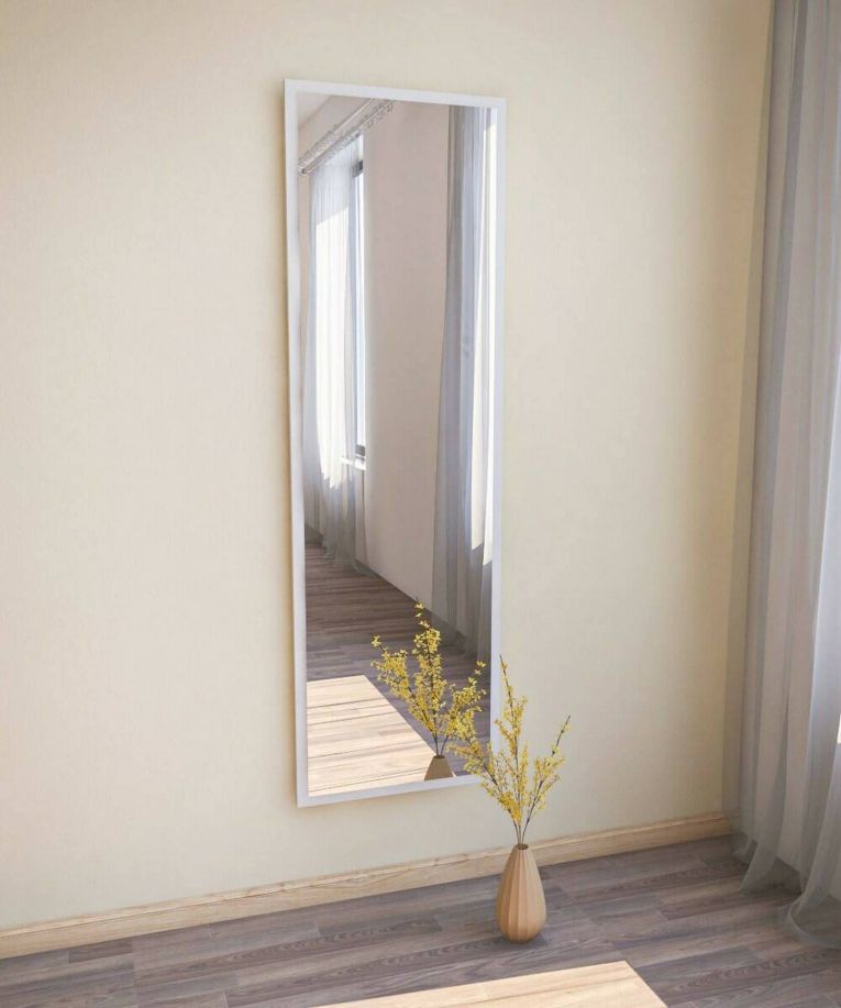 Specchio alto bianco 50x160h cm - Dragone