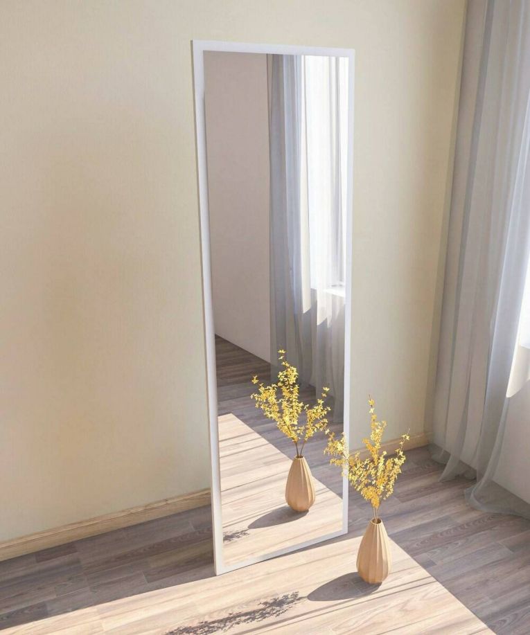 Specchio alto bianco 50x160h cm - Dragone