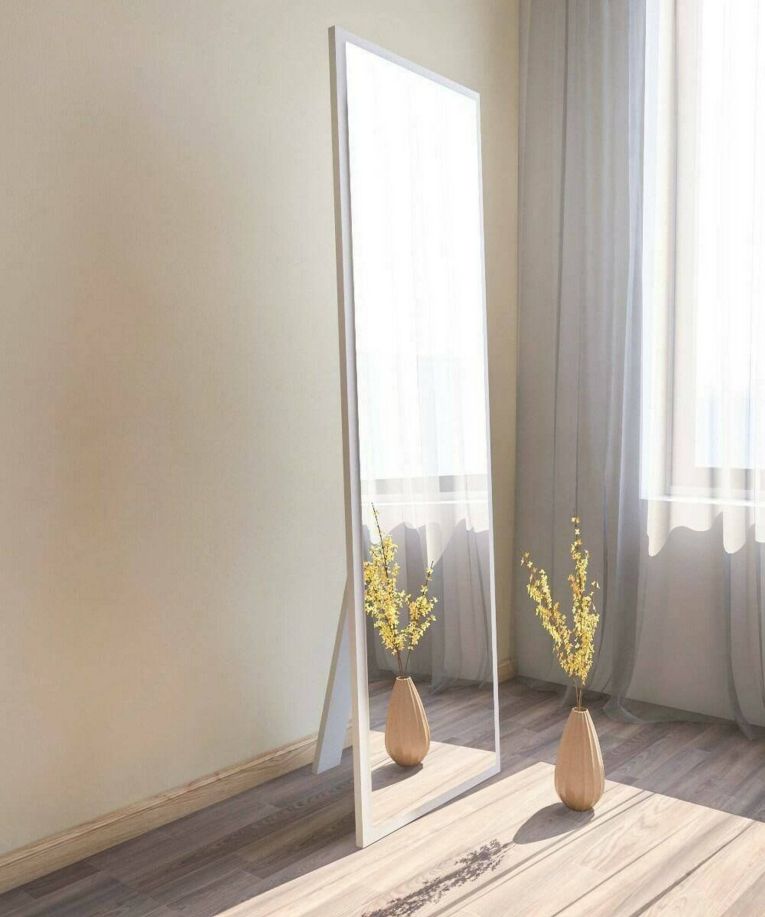 Specchio alto bianco 50x160h cm - Dragone