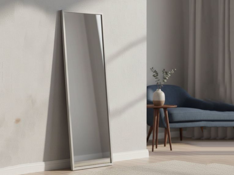 Specchio alto bianco 50x160h cm - Dragone