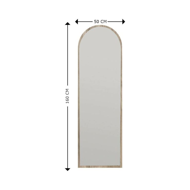 Specchio alto noce 50x160h cm - Artus