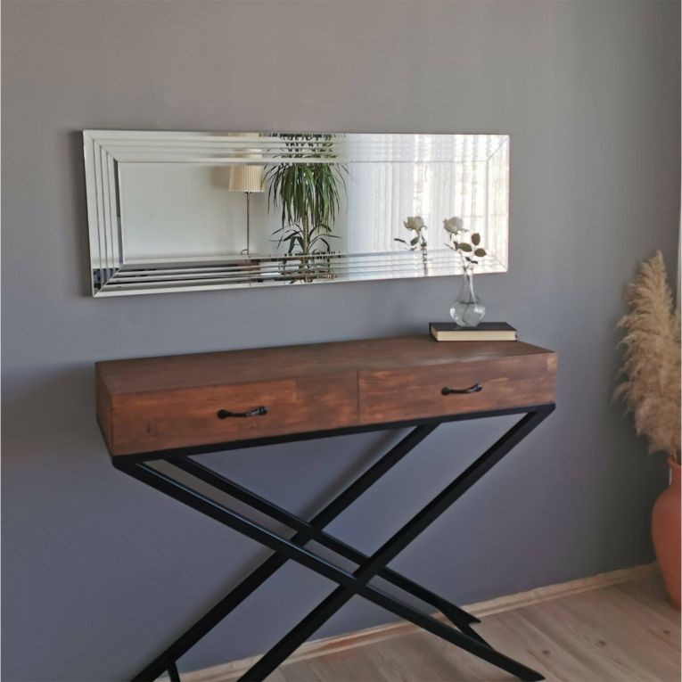 Specchio argento 120x40h cm - Nanto