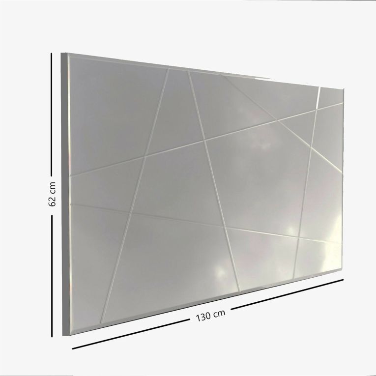 Specchio argento 130x62h cm - Caposele