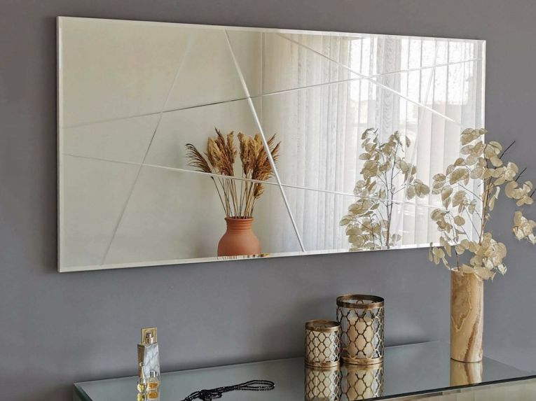Specchio argento 130x62h cm - Caposele