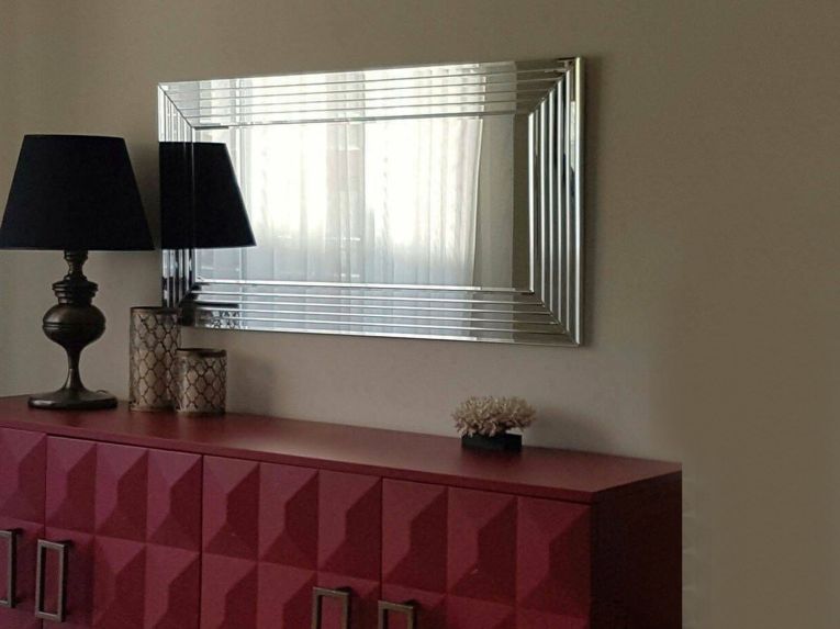 Specchio argento 130x65h cm - Cavezzo