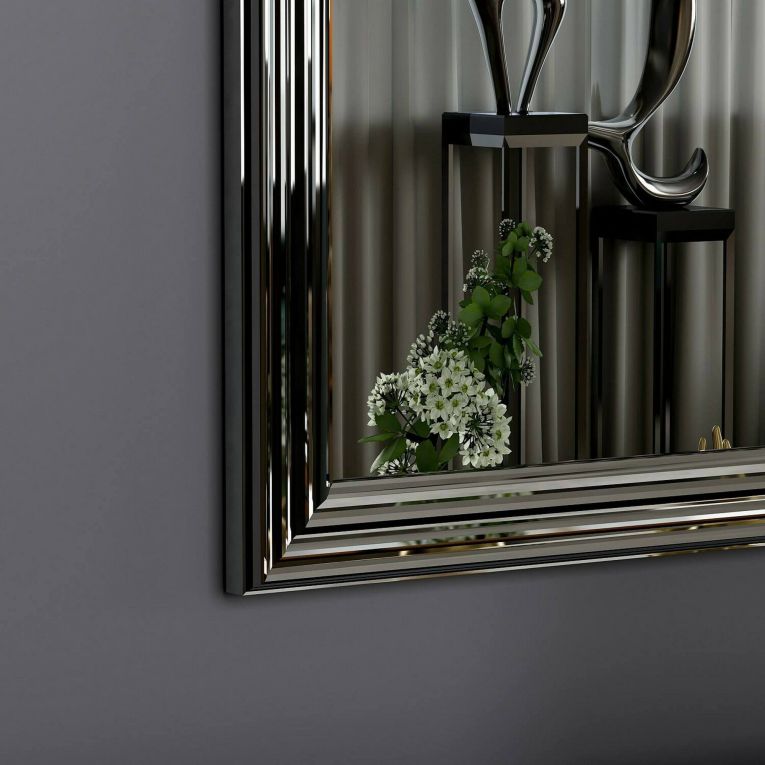 Specchio argento 40x40h cm - Thane