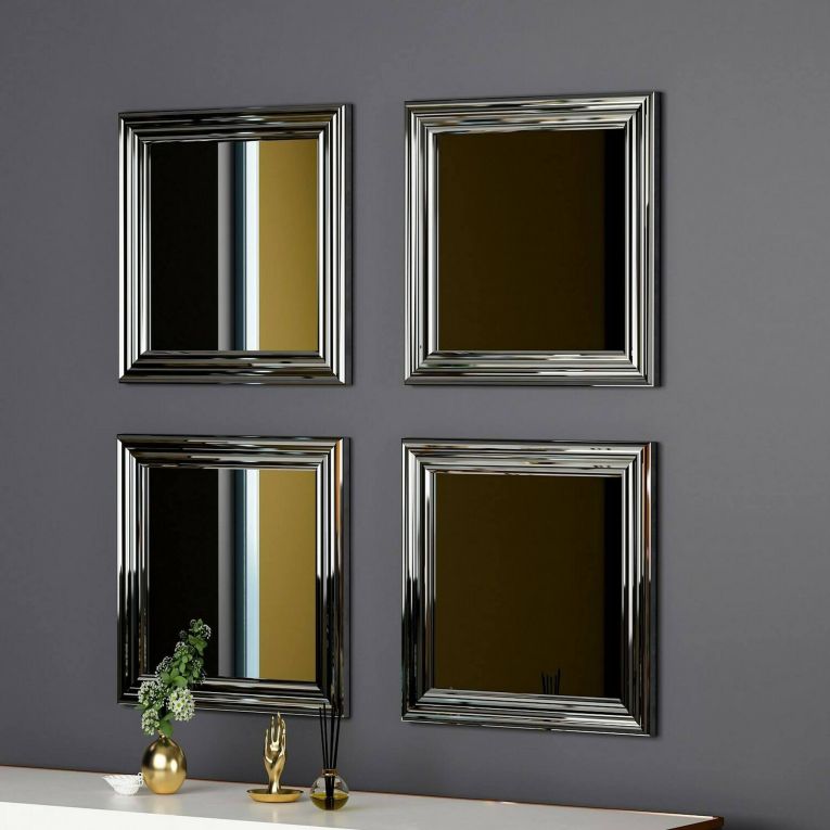 Specchio argento 40x40h cm - Thane