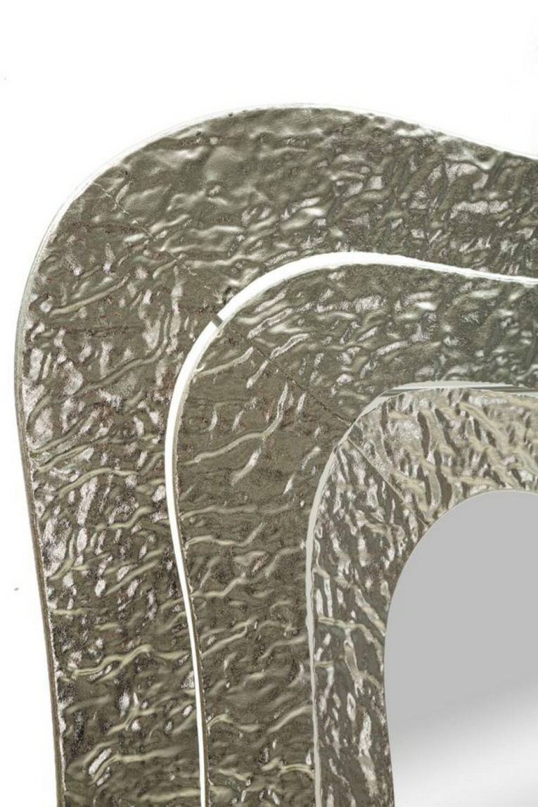 Specchio argento 74x79h cm - Casella