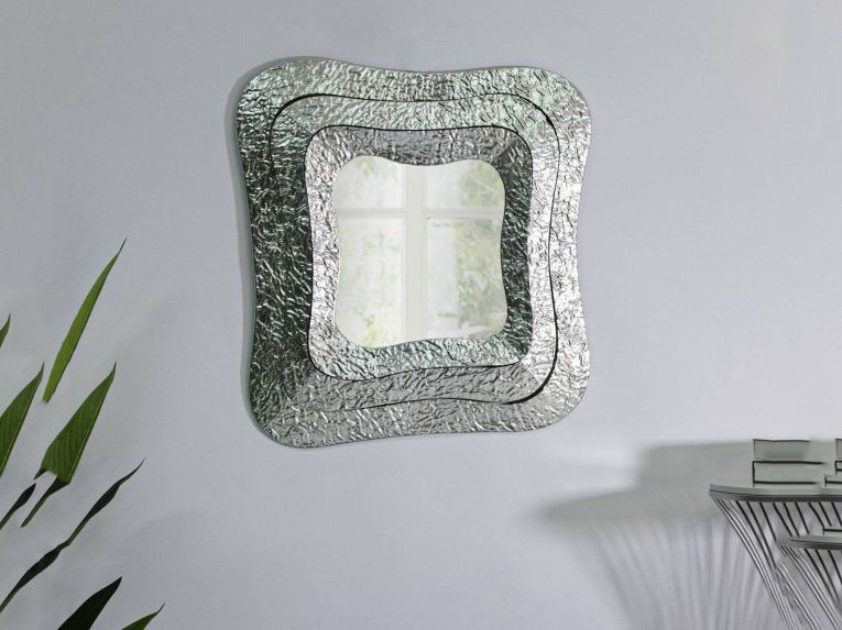 Specchio argento 74x79h cm - Casella