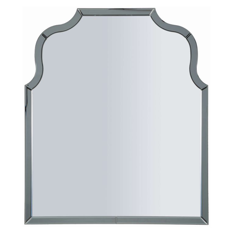 Specchio Argento Trasparente Cornice Sagomata Forma Rettangolare 85x100h cm, Tipologia a Parete - Dabaka