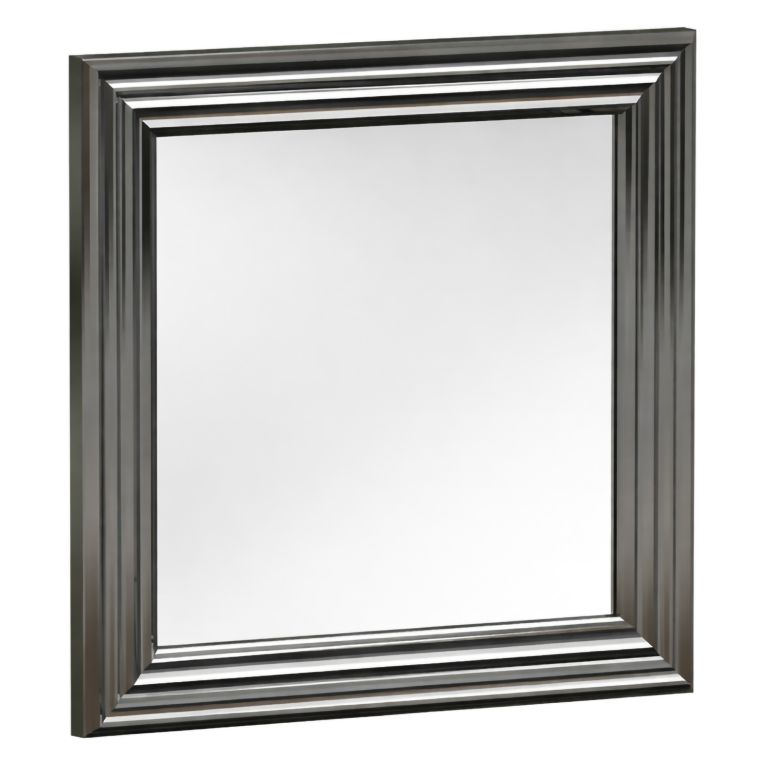 Specchio Argento Trasparente Modulabile set da 2 40x40h cm, Forma Rettangolare - Ortovero