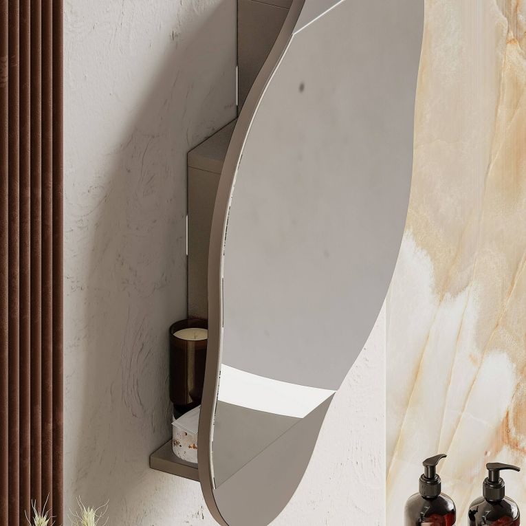 Specchio beige 60x75h cm - Asterisco