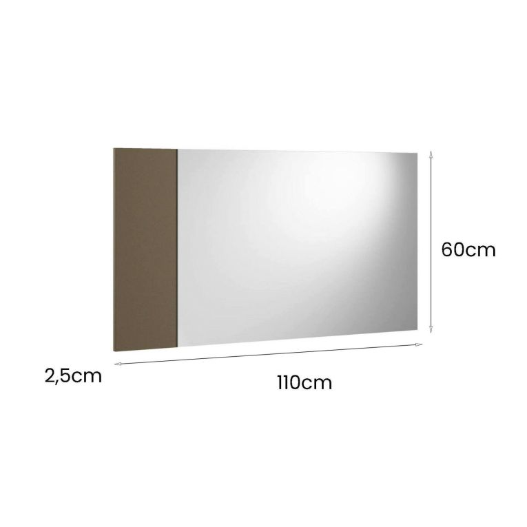Specchio bianco 110x60h cm - Atri